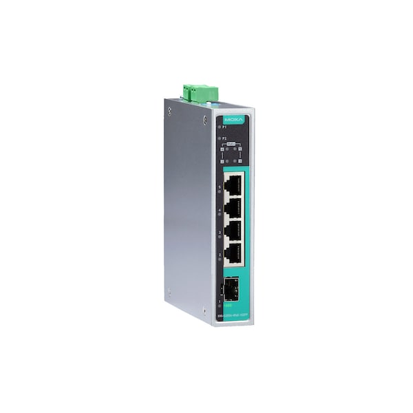 UnMgdGbitPoeSwtch w/4 Poe 10/100/1000Baset Prts, Eds-G205A-4Poe-1Gsfp-T